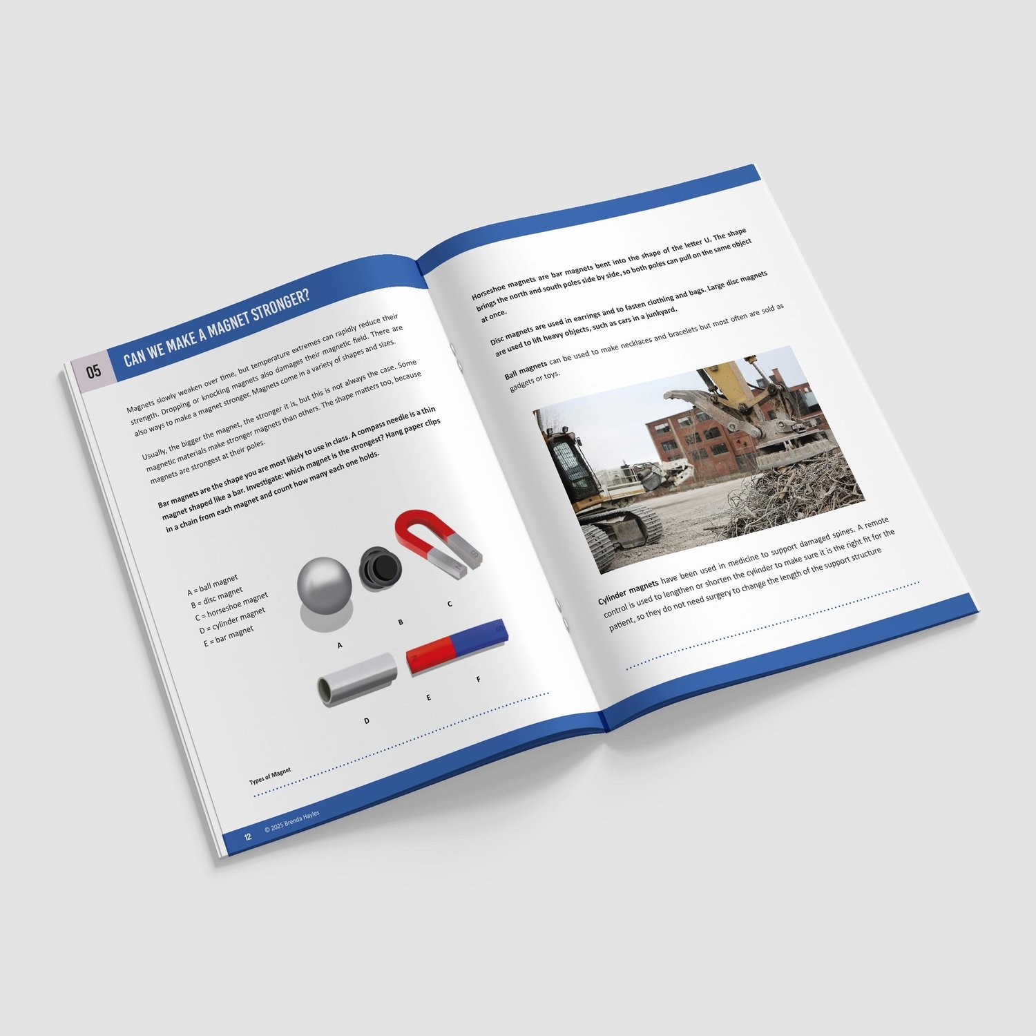 Forces and Magnets Science Booklet | Grade 3 | NGSS Aligned | Pushes, Pulls and Poles: preview page 3 of 4
