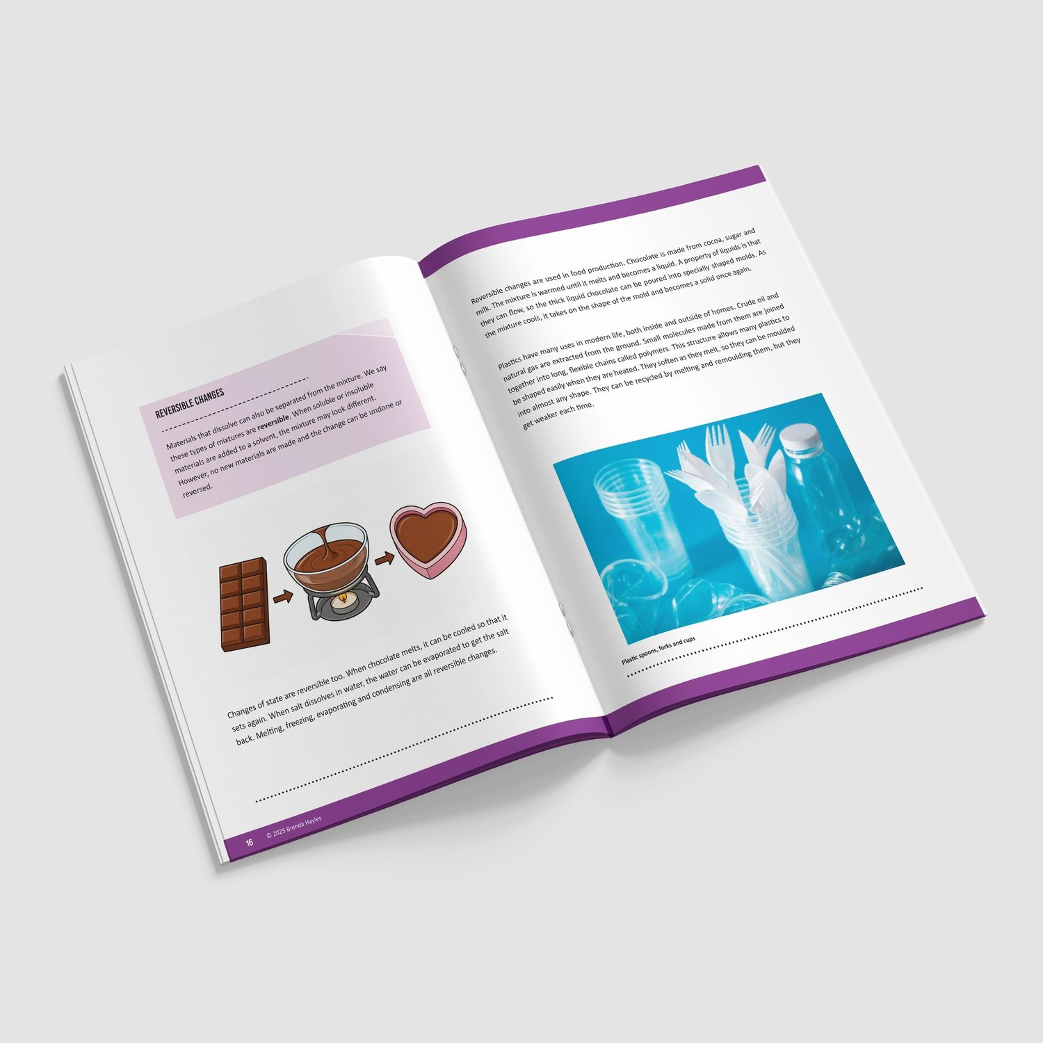 Properties and Changes of Materials Booklet | Grade 5 | NGSS Aligned | Mix and Melt: preview page 4 of 4