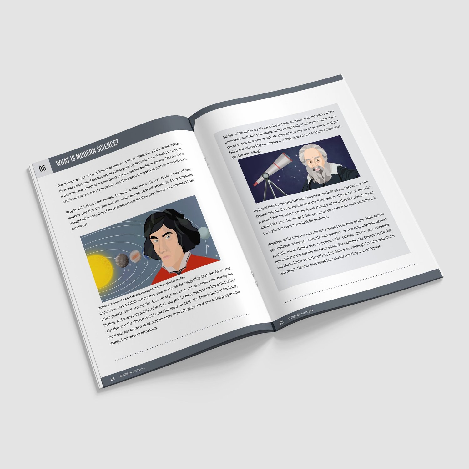 History of Science Booklet | Grades 3-6 | From Egypt to Galileo: preview page 4 of 4