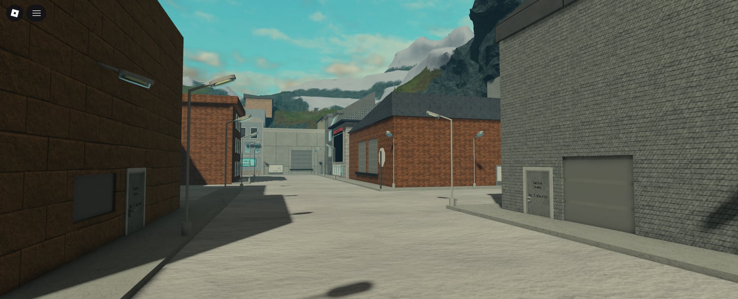 Police department building in the roleplay town