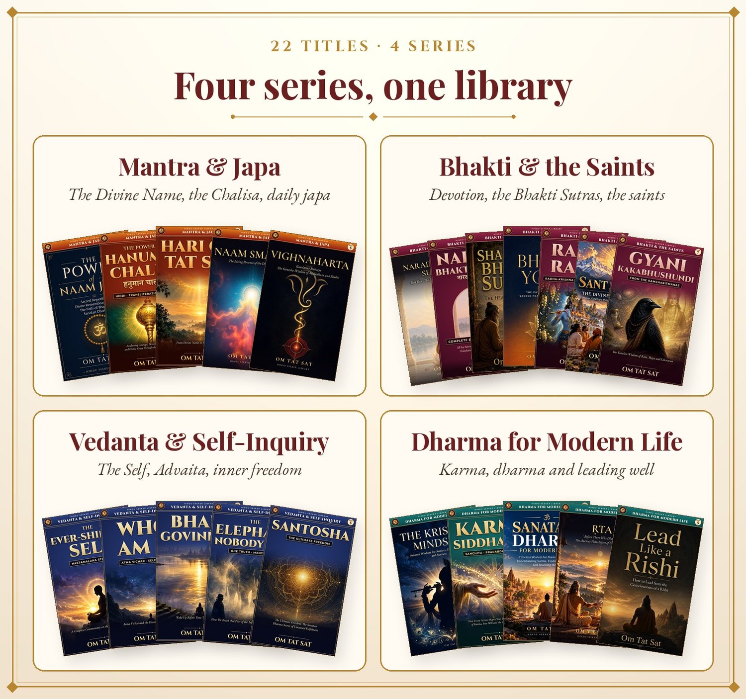Four series, one library
