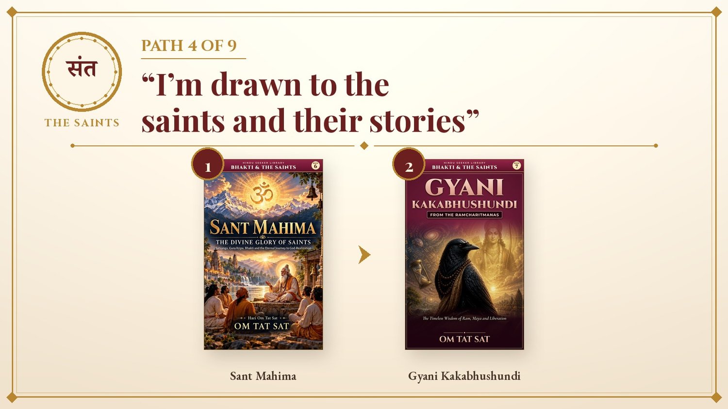 Path 4: the saints and their stories