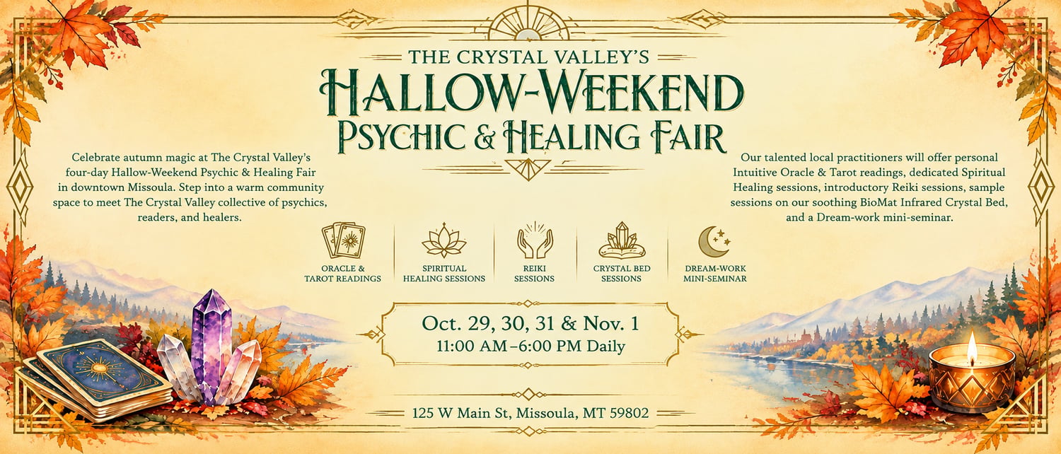 The Four Day Long, Crystal Valley Hallow-Weekend Psychic & Healing Fair 2026