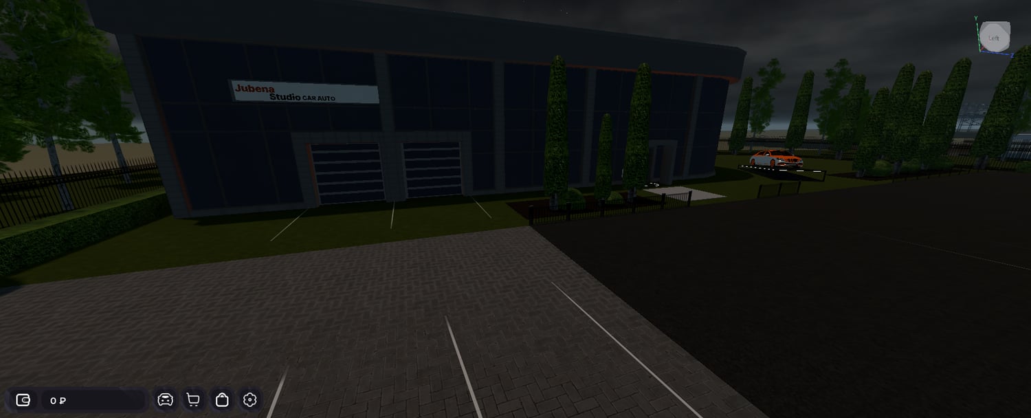 Roblox city map featuring roads vehicles and industrial areas