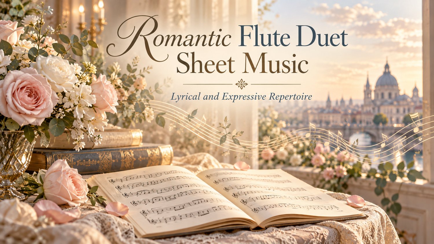 Romantic Flute Duet Sheet Music for Two Flutes – Lyrical and Expressive Repertoire
