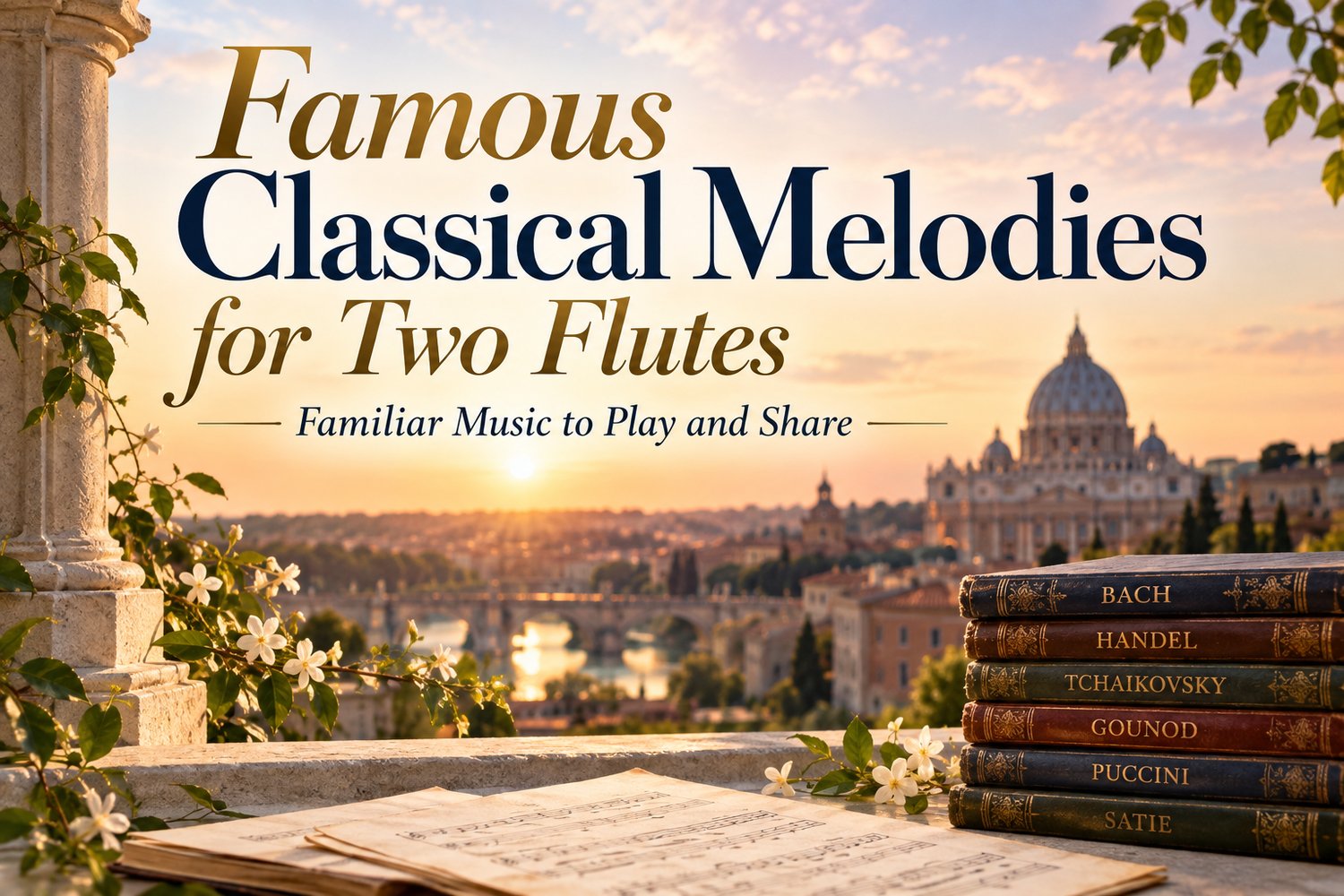 Famous Classical Melodies for Two Flutes – Familiar Music to Play and Share