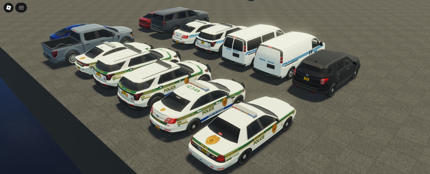 Civilian SUV with dark exterior paint