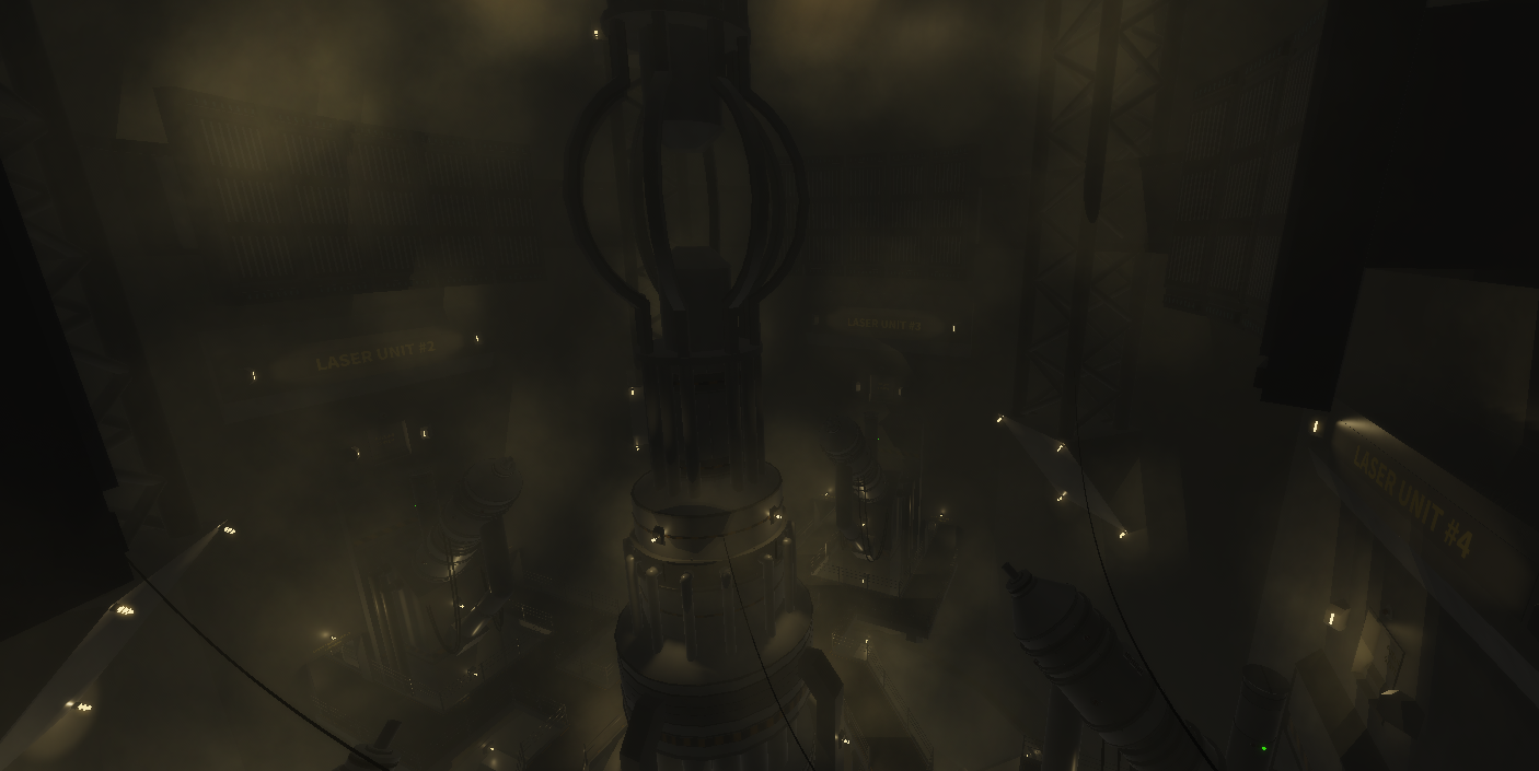 Sector A entrance beside underground elevators