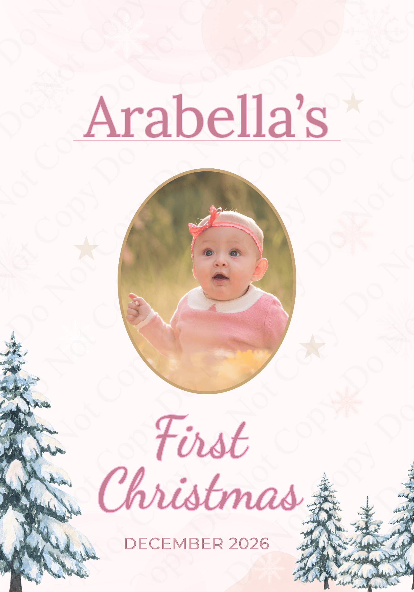 Baby’s First Christmas – Editable Canva Template Bundle - Payhip