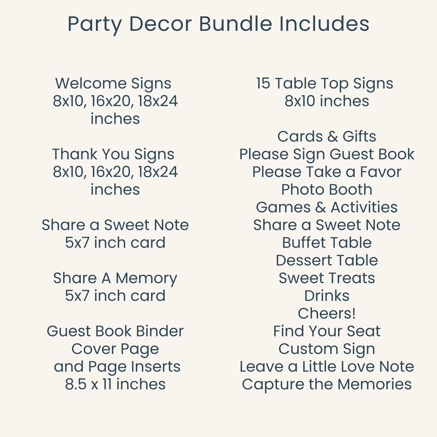 Party sign bundle features watercolor illustrations of a yellow and black bee, green leaves, pink flowers, white daisies, and yellow honeycombs. Edit in Canva.