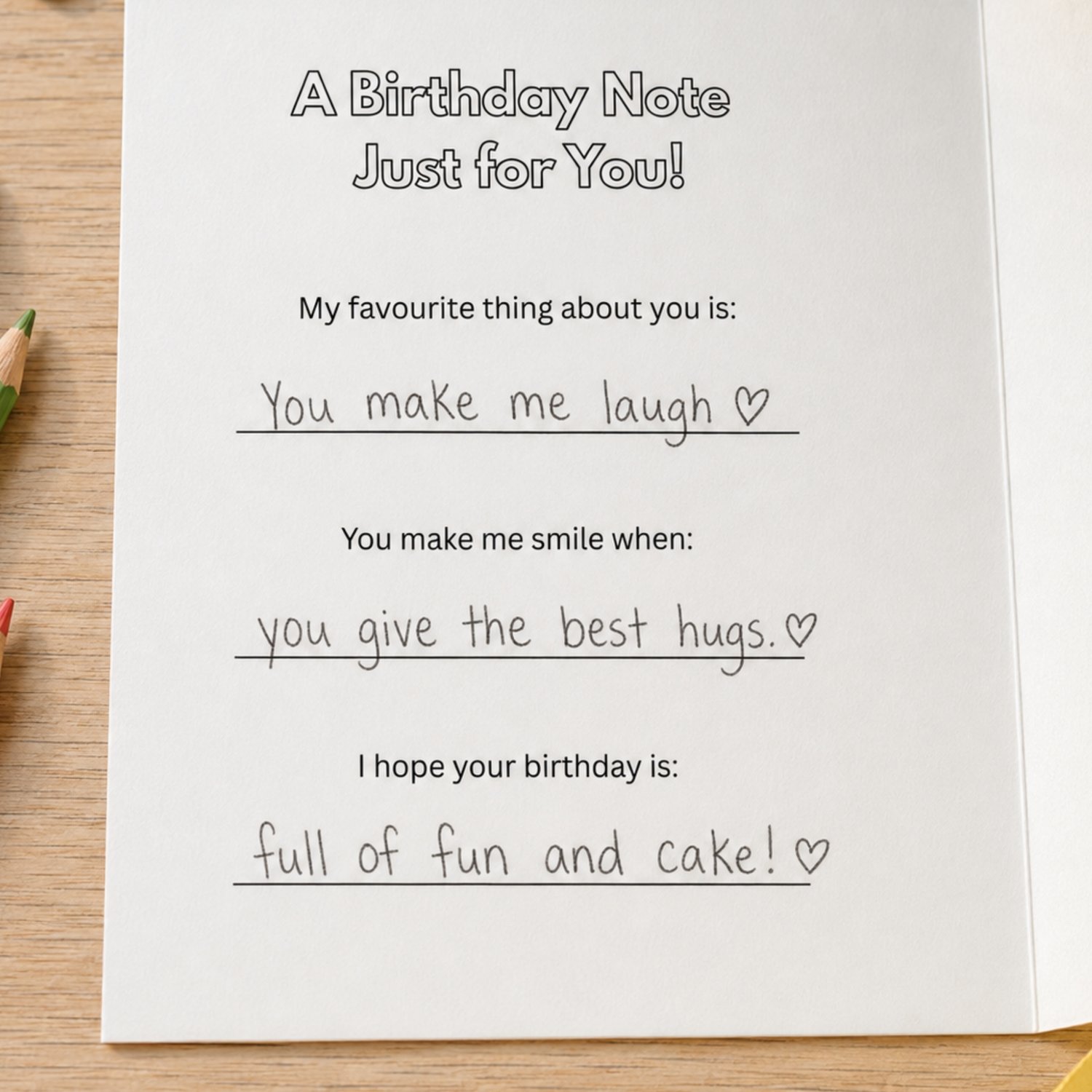 Printable black-and-white dinosaur birthday card featuring a friendly party dinosaur, balloons, birthday cake and presents, with a colour-in cover and keepsake birthday prompts on the back.