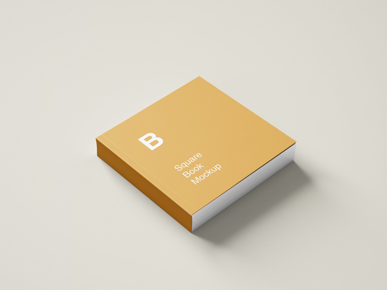 Square book mockup from graphicsregion