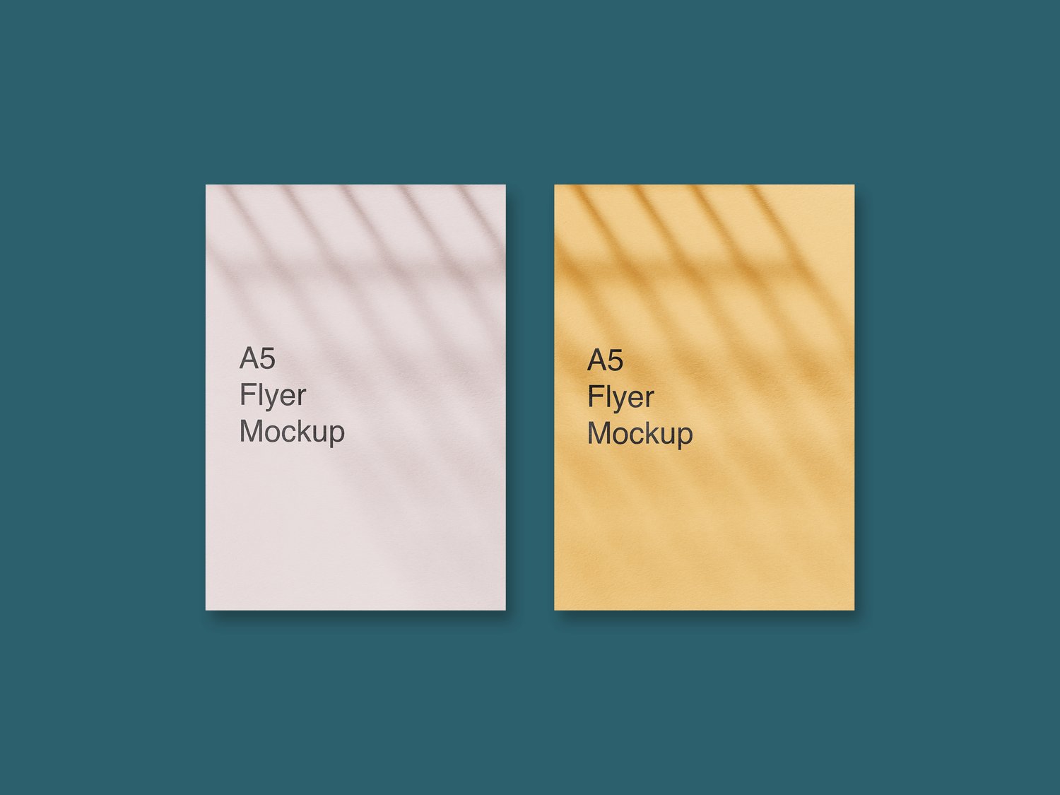 Two a5 flyer mockup from graphicsregion