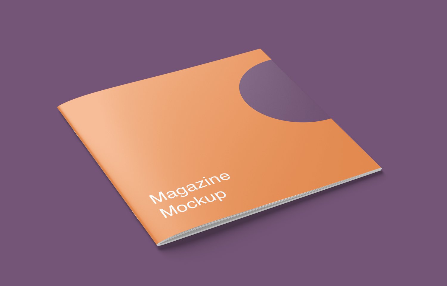 Magazine or brochure cover mockup from graphicsregion