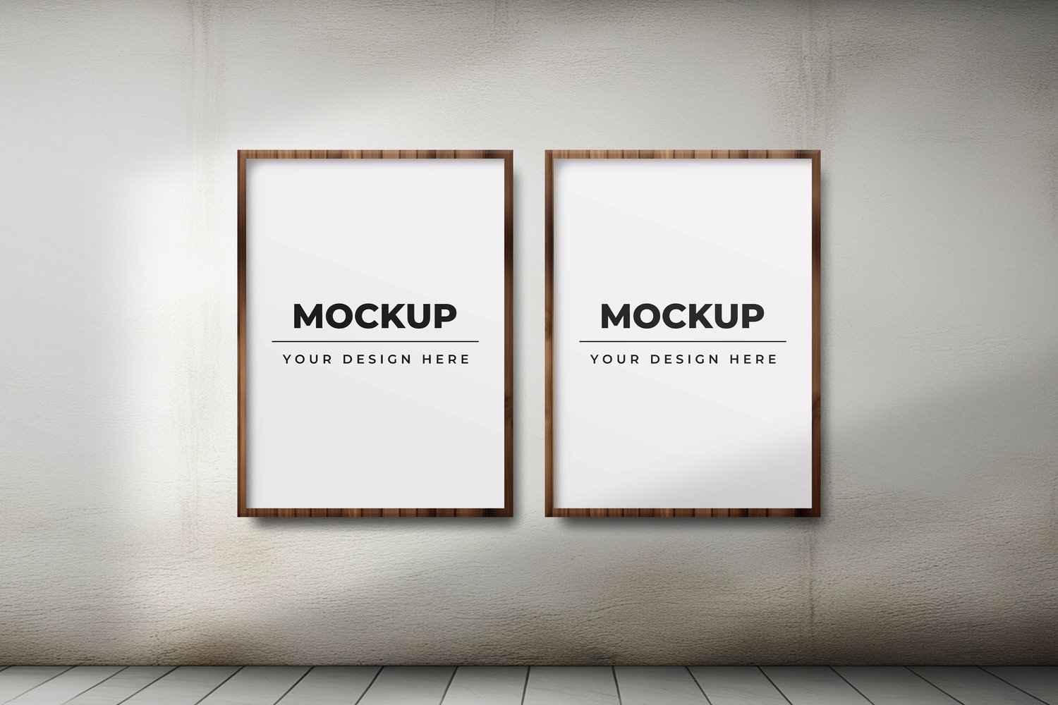 Minimal frame mockup with shadow from graphicsregion
