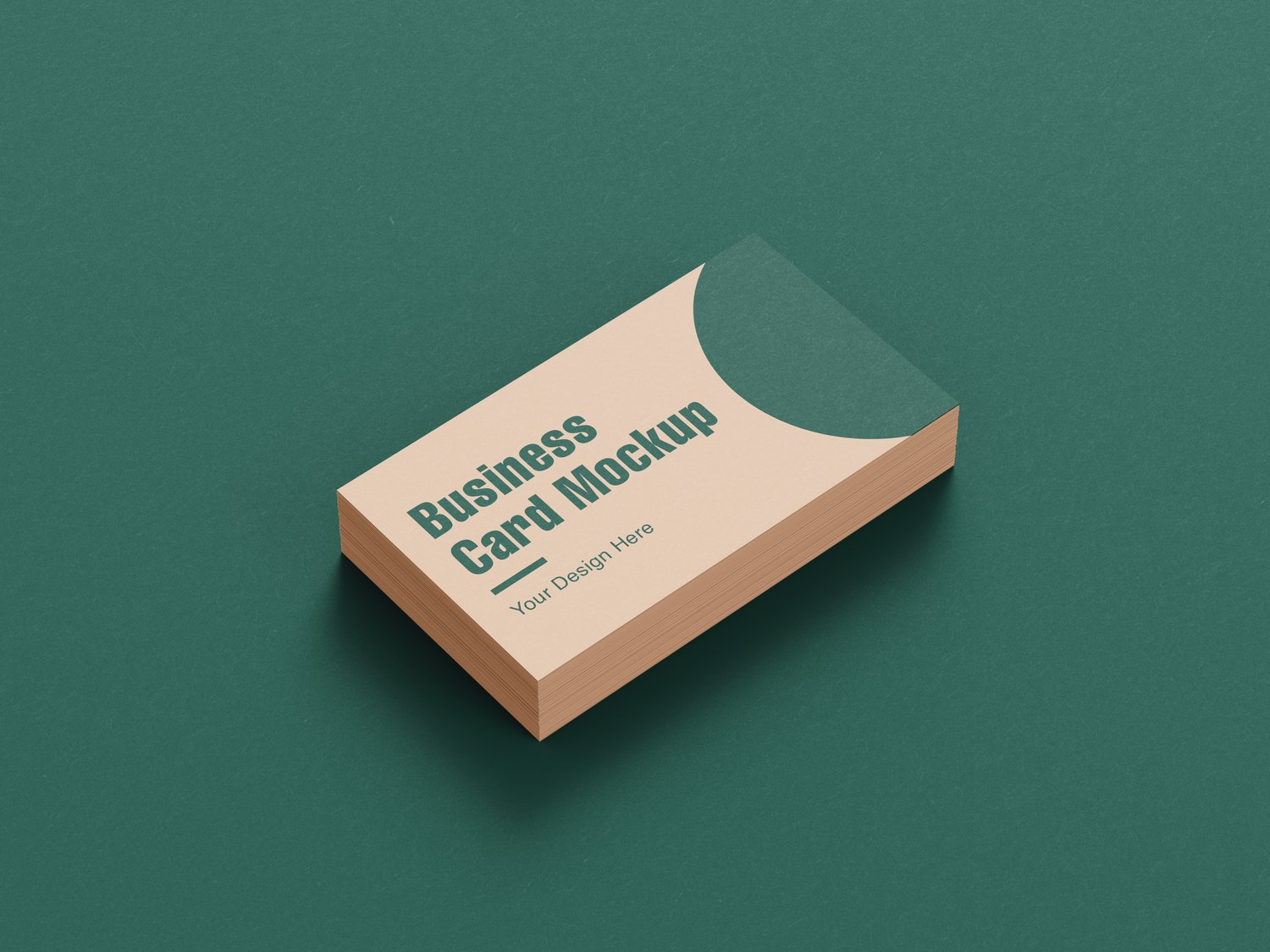 Elegant business card mockup