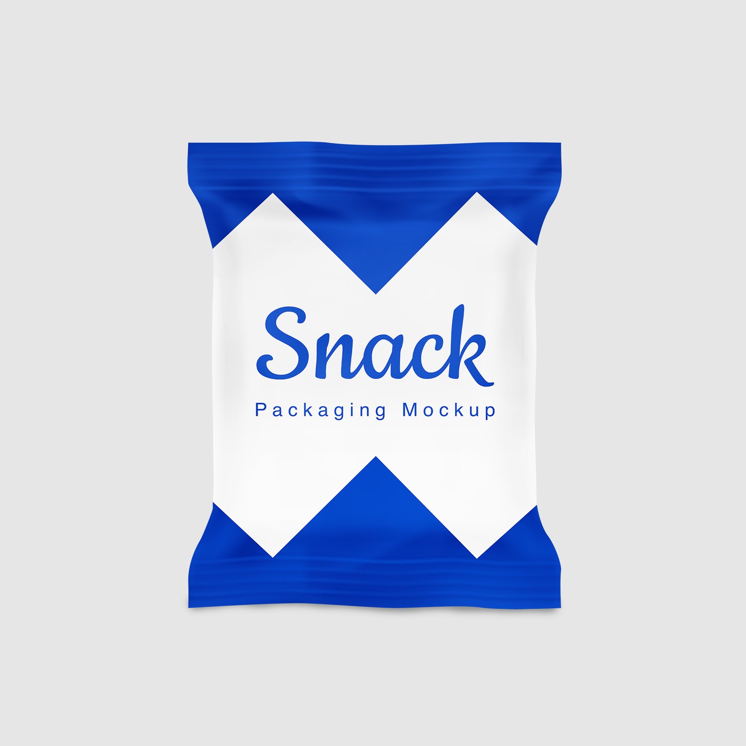Snack packaging mockup