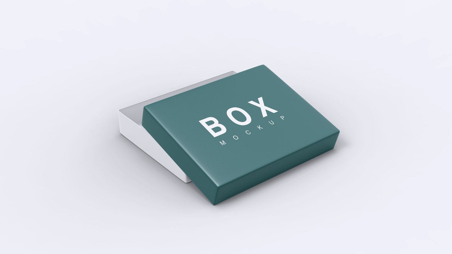 Square box mockup