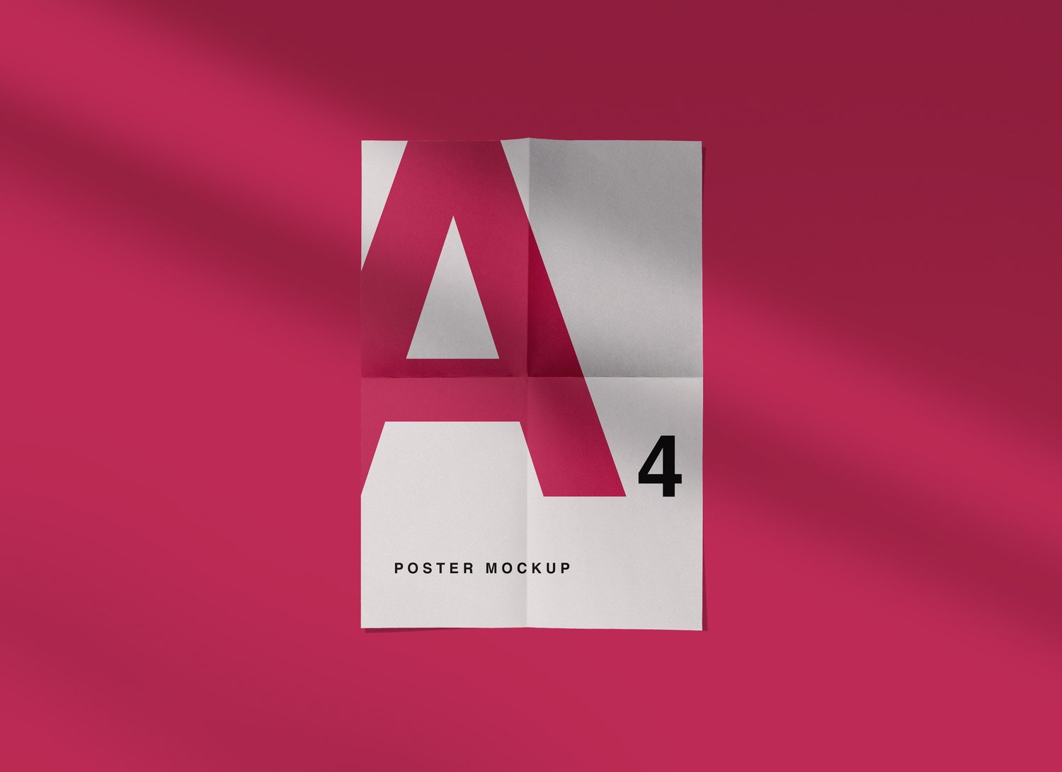 A4 poster mockup design
