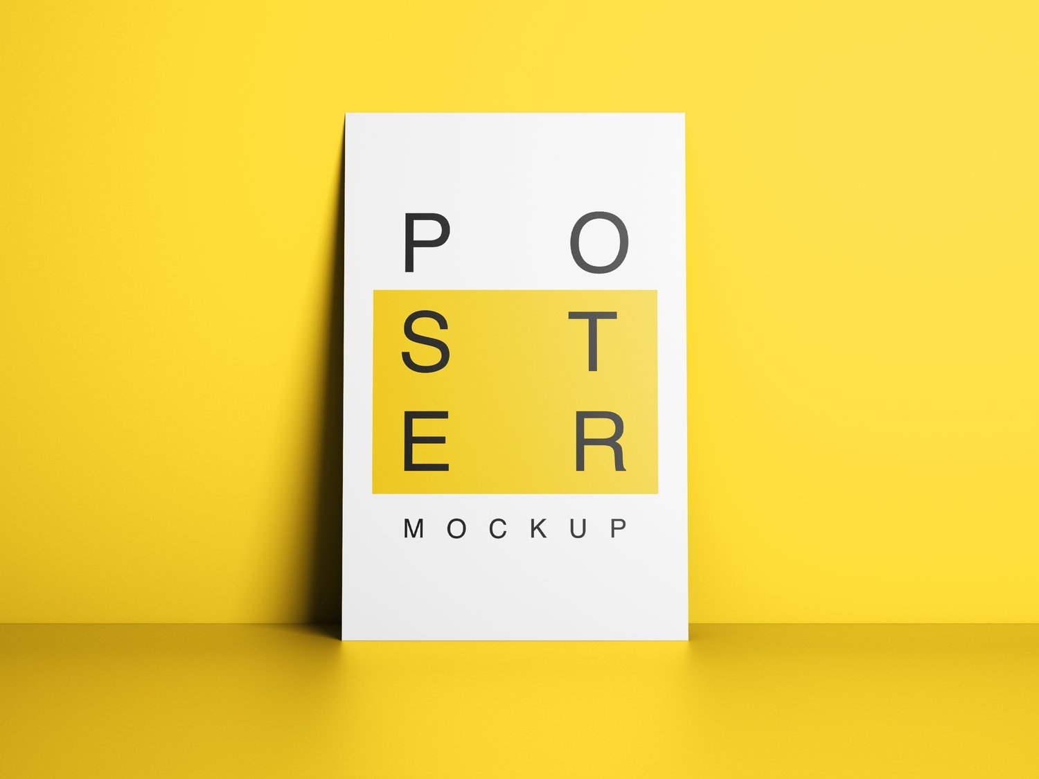 Poster mockup design