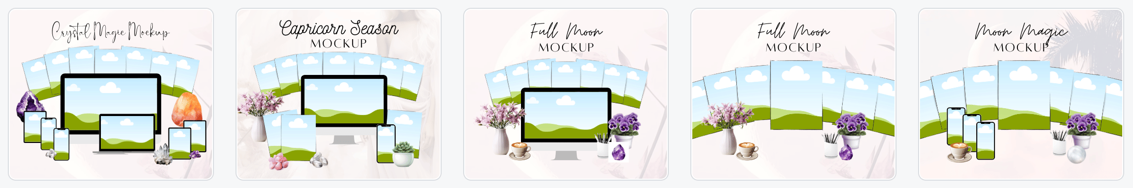 digital product mockup template