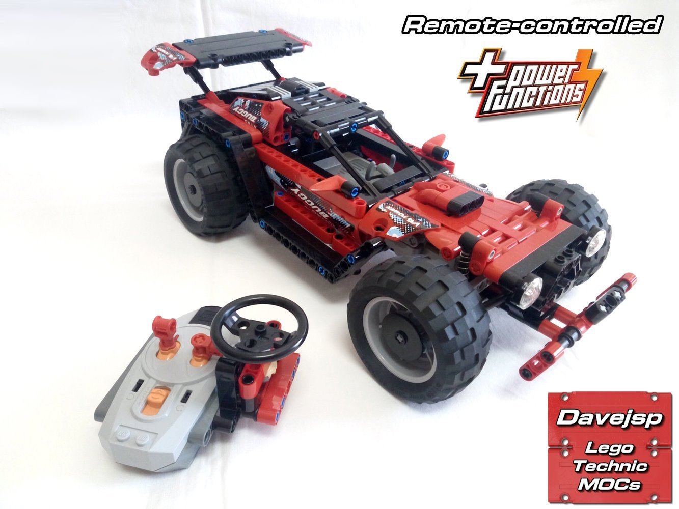 Lego Technic Power Functions remote controlled off-road racer building instructions