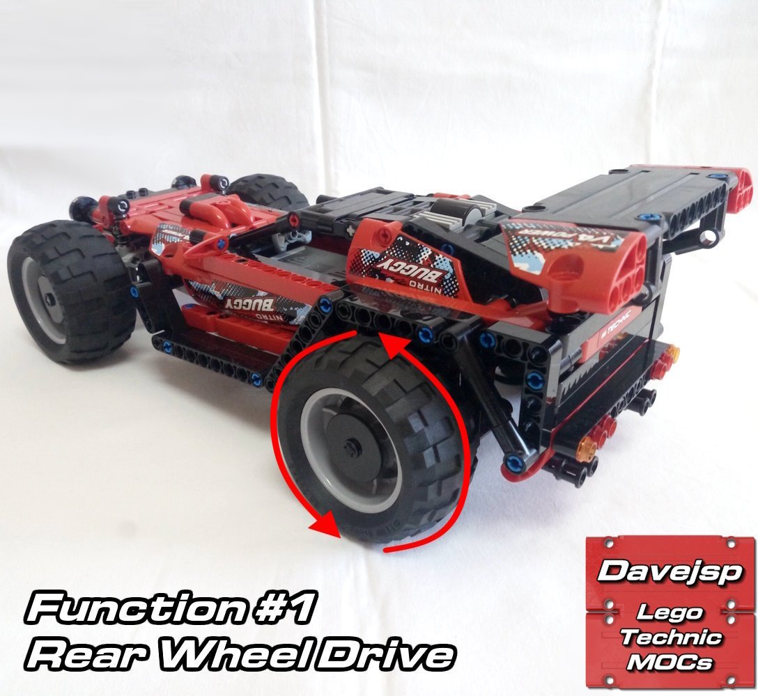 Lego Technic Power Functions remote controlled off-road racer building instructions