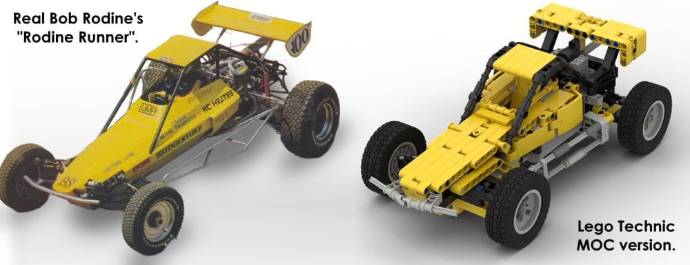 Lego Technic 42049 Rodine Runner MOC rebuild
