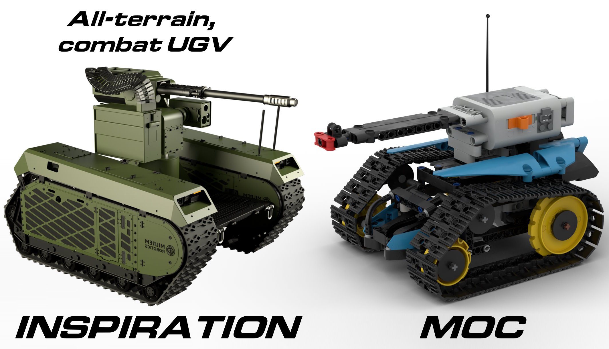Lego Technic 42095 UGV MOC rebuild