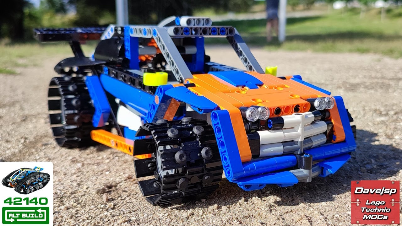 Lego Technic 42140 Rally Car MOC rebuild