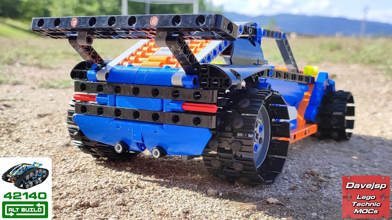 Lego Technic 42140 Rally Car MOC rebuild