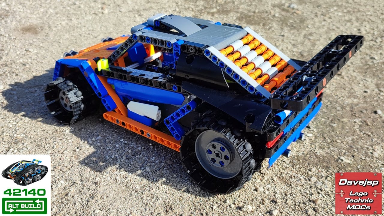 Lego Technic 42140 Rally Car MOC rebuild