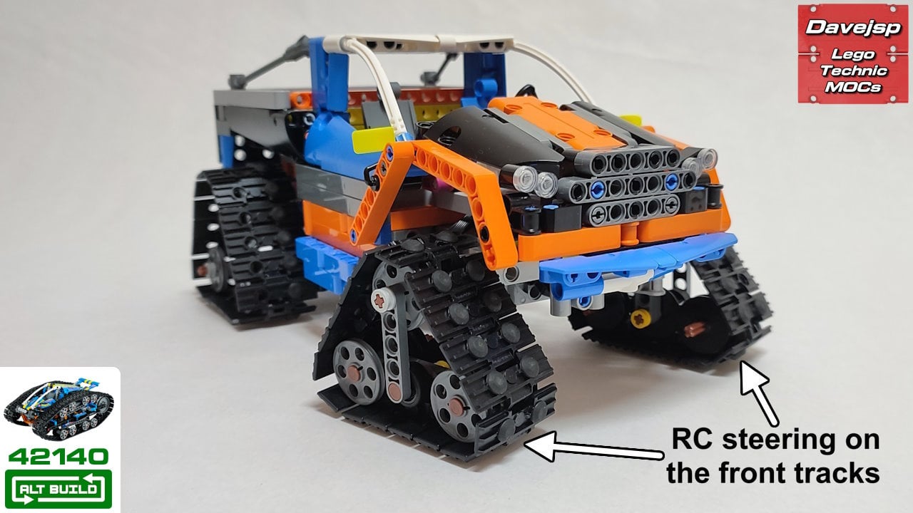 Lego Technic 42140 Tracked Pickup Truck MOC rebuild