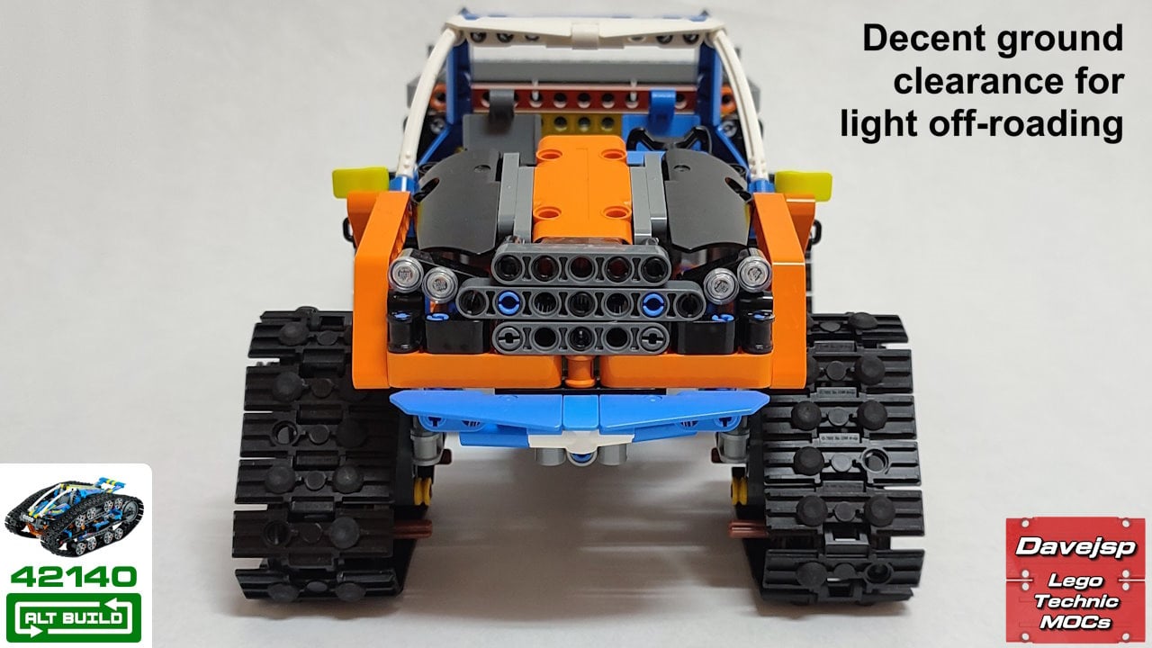 Lego Technic 42140 Tracked Pickup Truck MOC rebuild