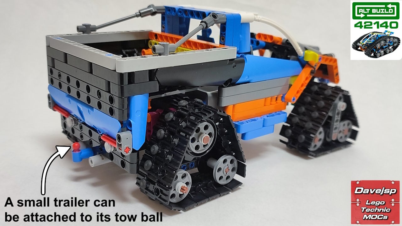 Lego Technic 42140 Tracked Pickup Truck MOC rebuild