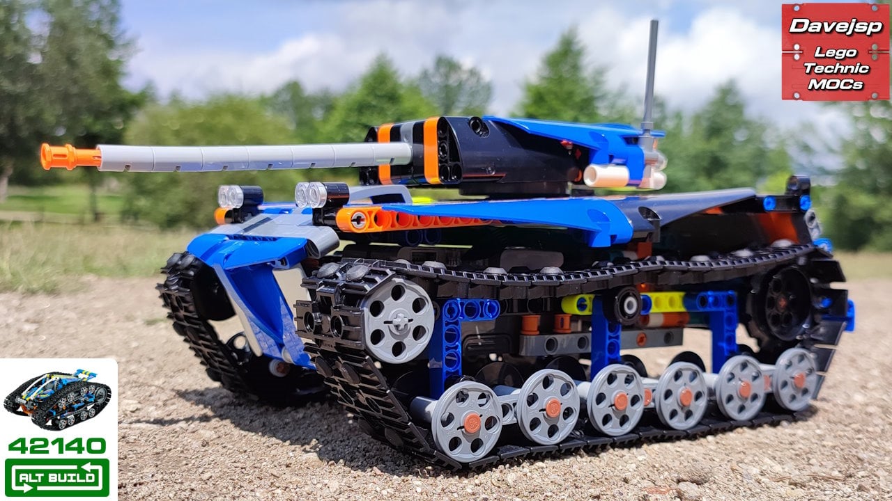 Lego Technic 42140 Battle Tank MOC rebuild