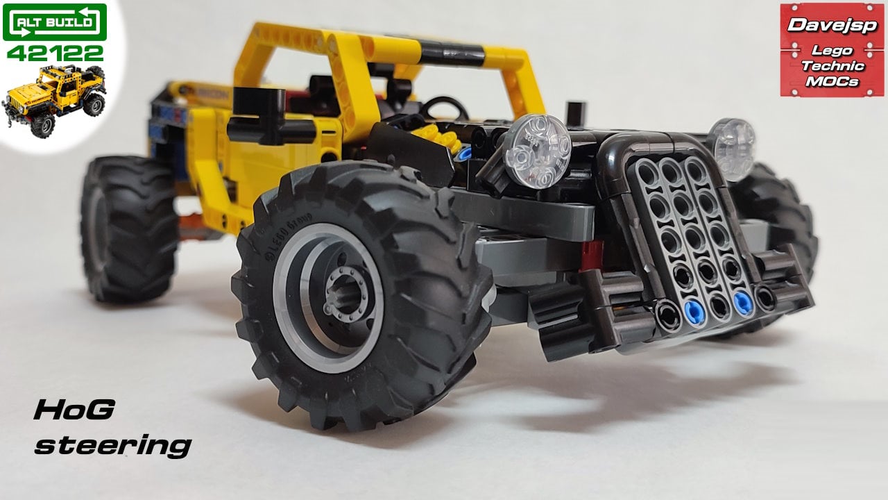 Lego Technic 42122 Hot Rod MOC rebuild