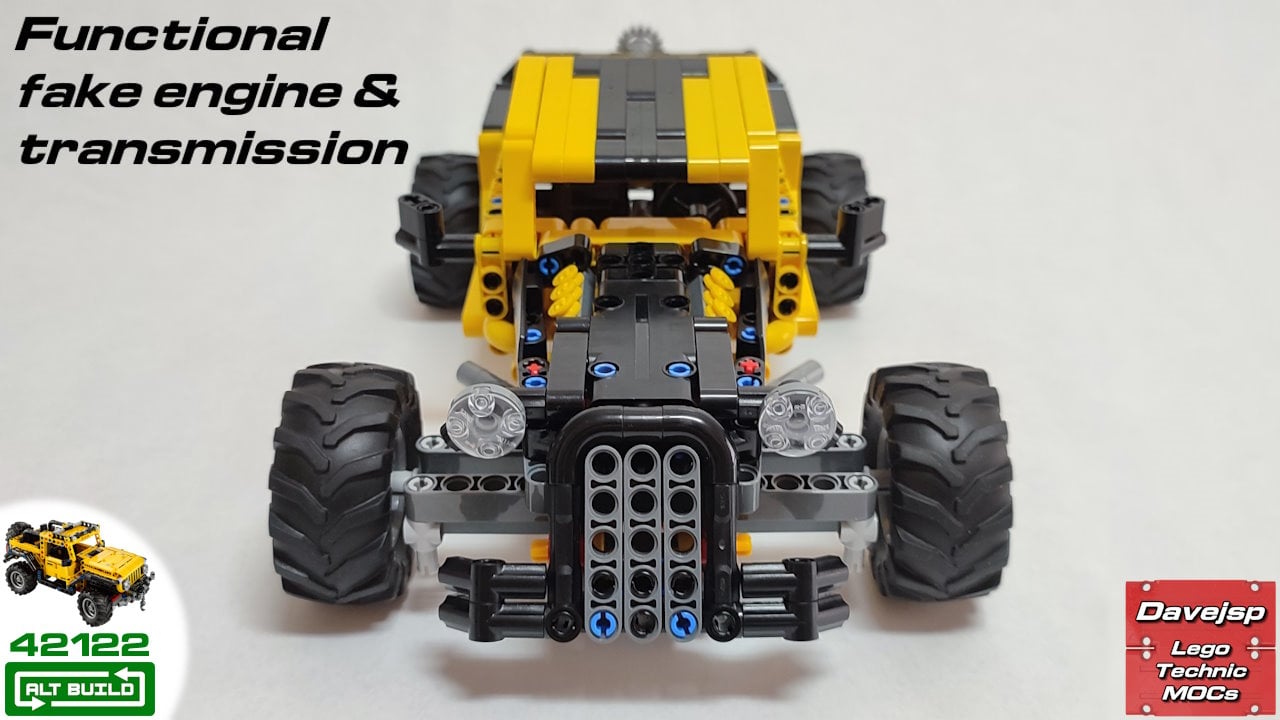 Lego Technic 42122 Hot Rod MOC rebuild
