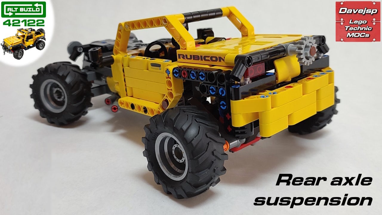 Lego Technic 42122 Hot Rod MOC rebuild