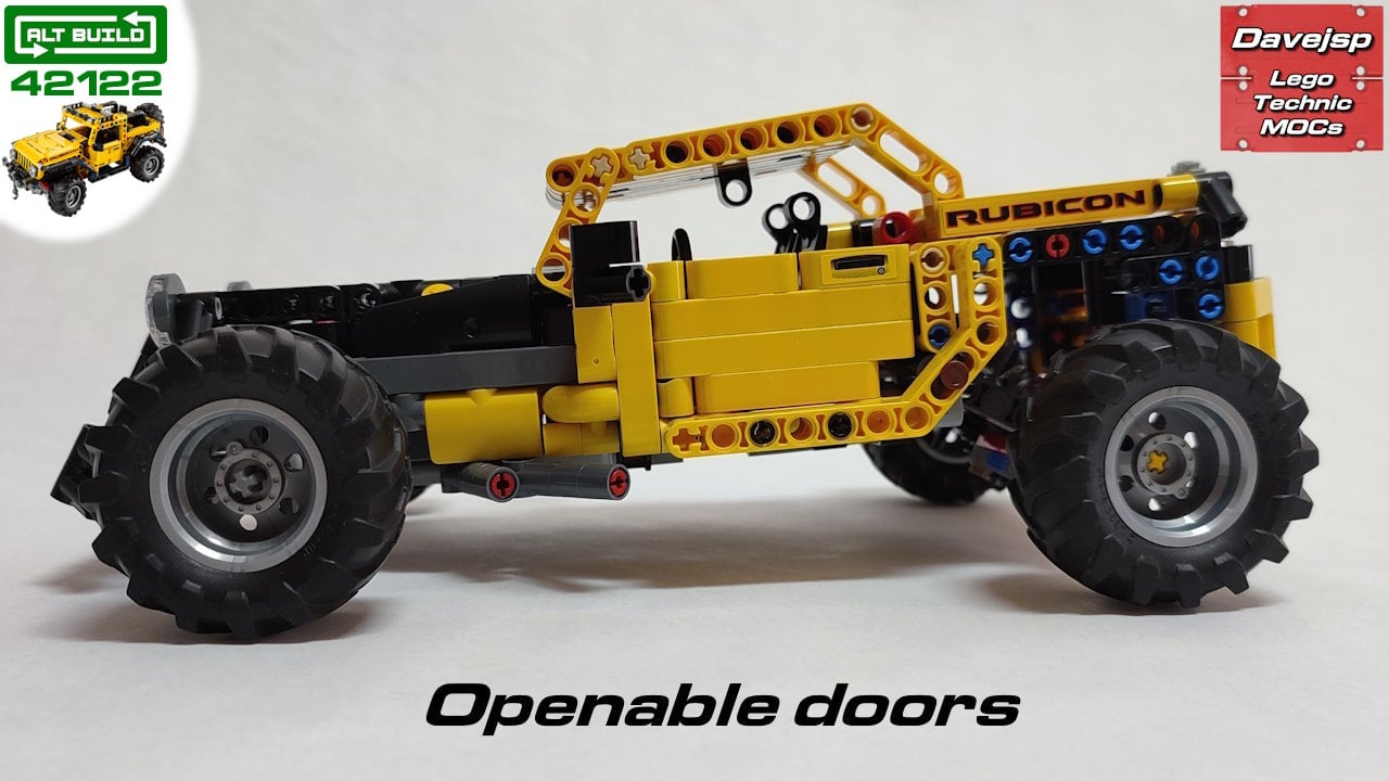Lego Technic 42122 Hot Rod MOC rebuild