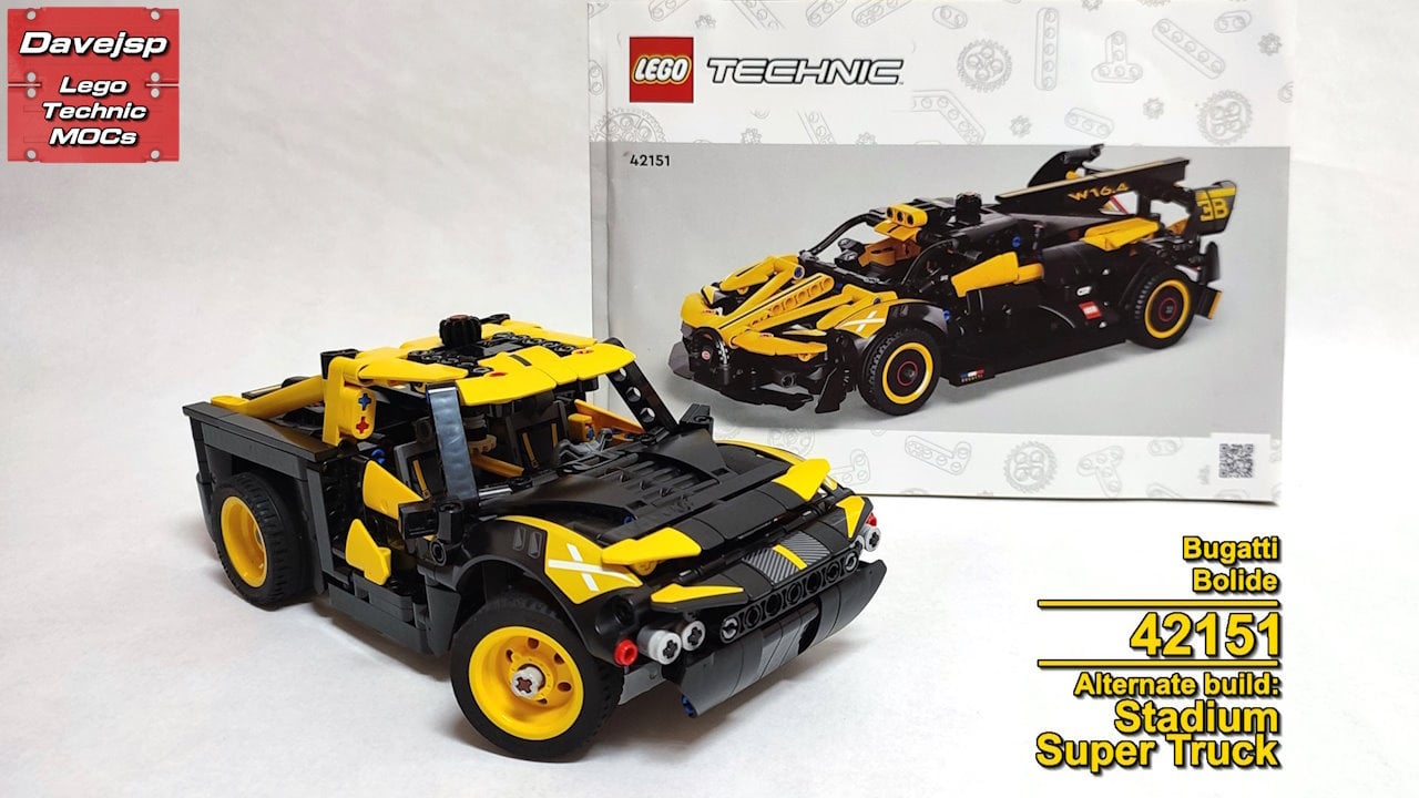 Lego Technic 42151 Stadium Super Truck MOC rebuild