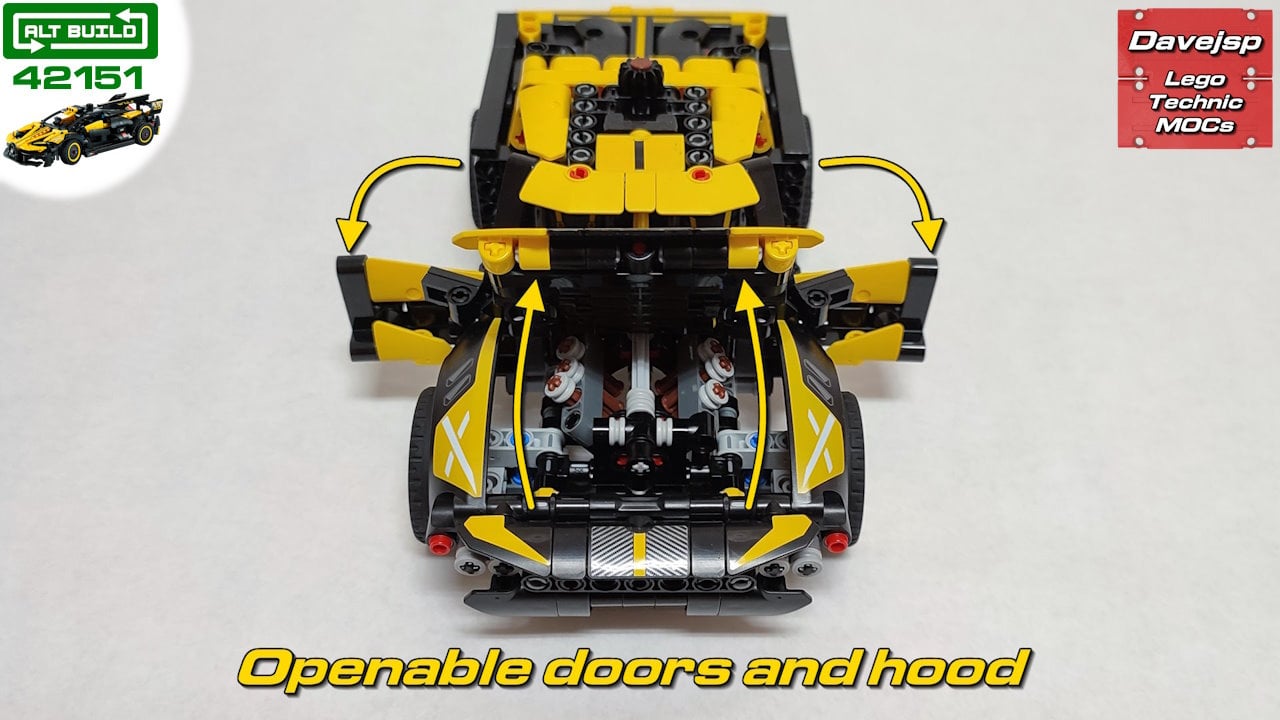 Lego Technic 42151 Stadium Super Truck MOC rebuild