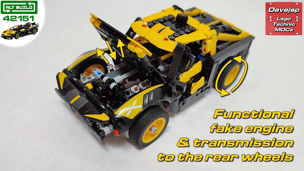 Lego Technic 42151 Stadium Super Truck MOC rebuild