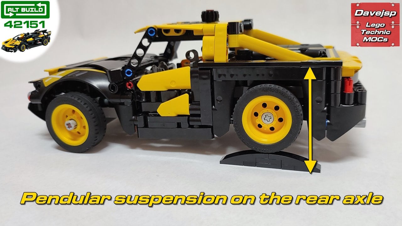 Lego Technic 42151 Stadium Super Truck MOC rebuild