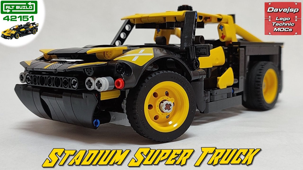 Lego Technic 42151 Stadium Super Truck MOC rebuild