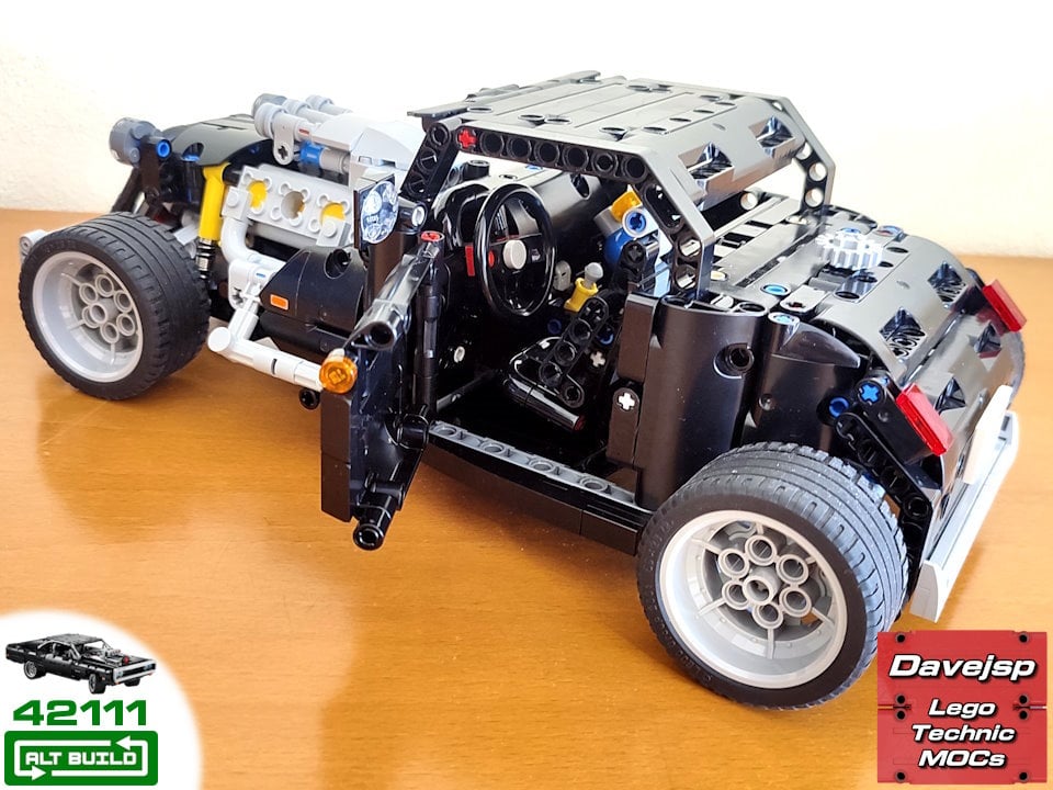 Lego Technic 42111 Hot Rod MOC rebuild