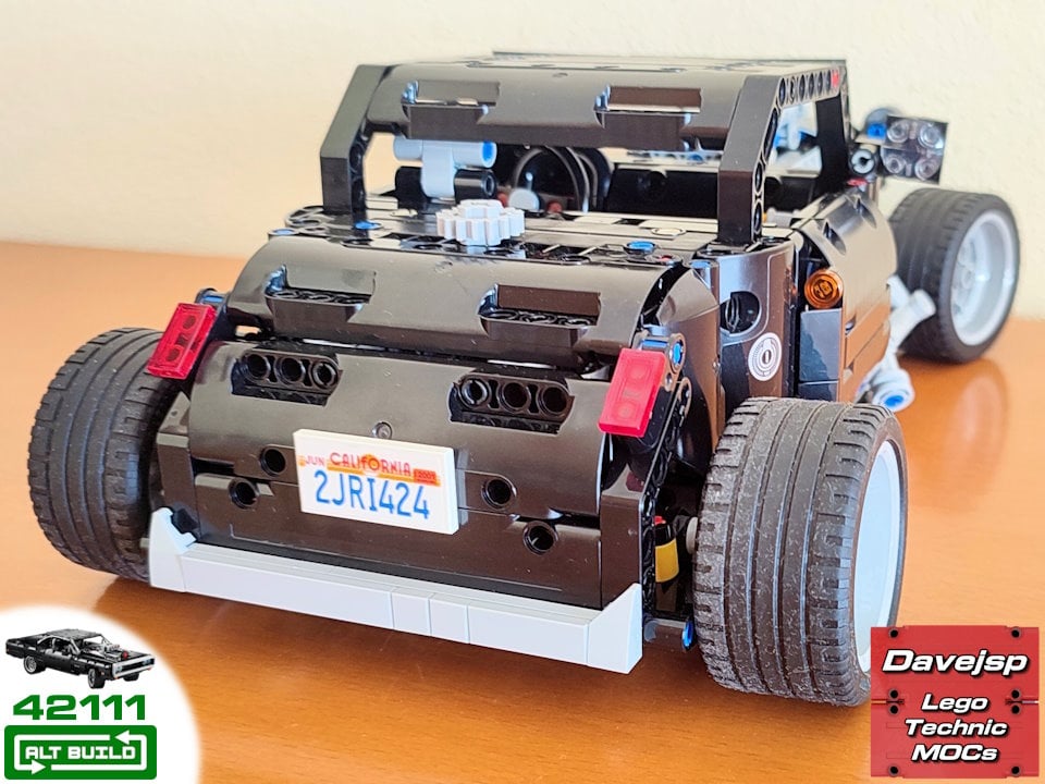 Lego Technic 42111 Hot Rod MOC rebuild