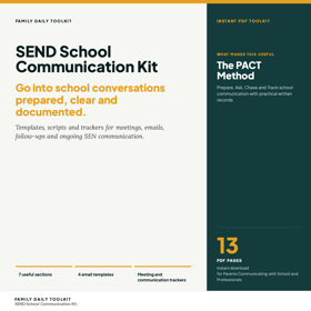 SEND School Communication Kit product preview