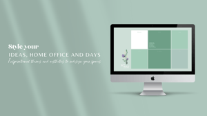 Get productive with these desktop to do list digital organizers. Unique office organization desk decor: Green Desktop organizer wallpapers & desktop folder icons.