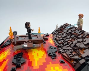 LEGO Duel on Mustafar